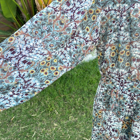 New Ba&sh Phoenix Maxi Dress in Amanda RUM Amsterdam Size Large - Picture 9 of 15